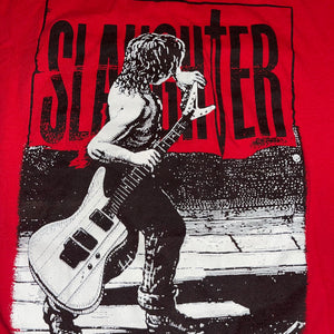 L - Vintage 1992 Slaughter The Wild Life Band Tour Shirt