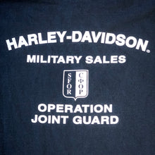 Load image into Gallery viewer, XXL - Vintage 1997 Harley Davidson Military Sales Shirt