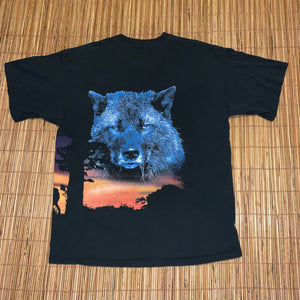 XL - Vintage 2-Sided Cry Of The Wild Wolf Shirt