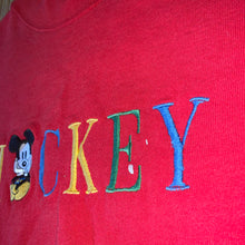 Load image into Gallery viewer, XL - Vintage Embroidered Mickey Mouse Sweater