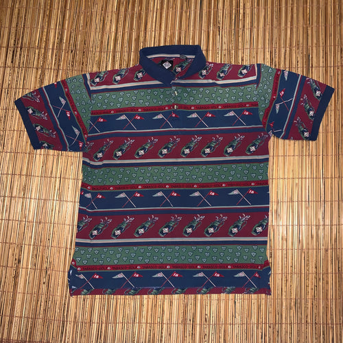 XL - Tobasco Golf All Over Print Polo