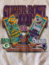Load image into Gallery viewer, L - Vintage 1997 Packers Patriots Super Bowl Sweater