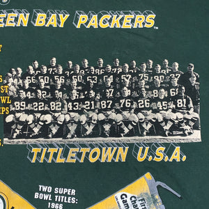 XL/XXL - Vintage Green Bay Packers 1966 Super Bowl Team Shirt
