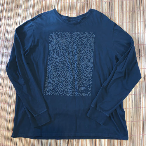 XXL(Fits XL-See Measurements) - Nike Air Jordan Elephant Print Shirt