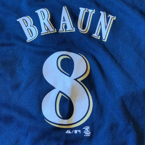 M(18/20) - Milwaukee Brewers Ryan Braun Jersey