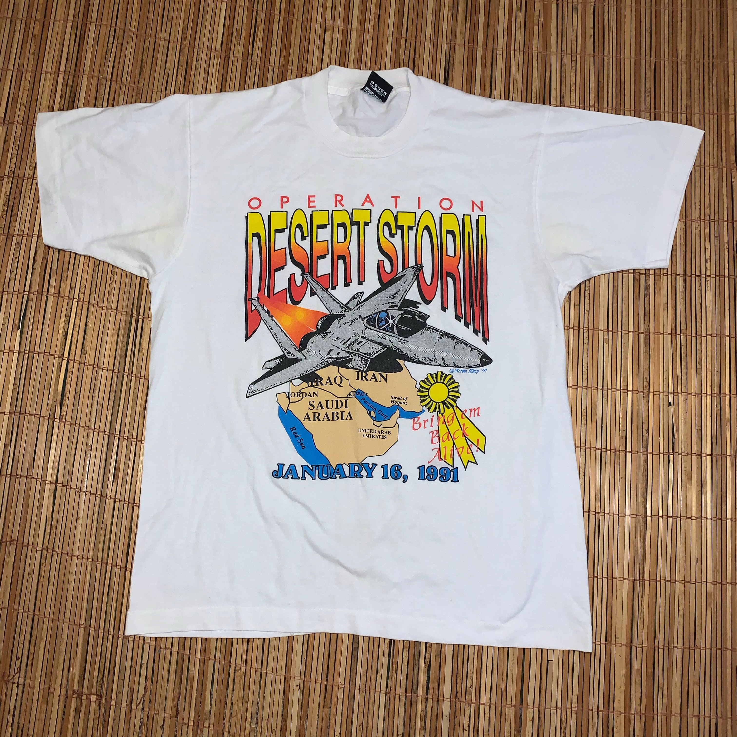 M/L - Vintage 1991 Operation Desert Storm Shirt – Twisted Thrift