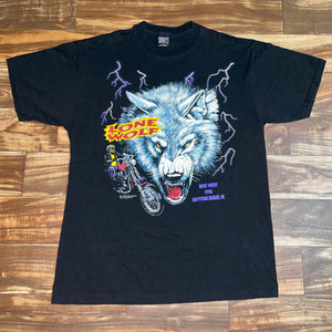 L/XL - Vintage 1996 Lone Wolf Daytona Bike Week Shirt
