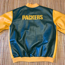 Load image into Gallery viewer, XL - Green Bay Packers Leather Like Jacket