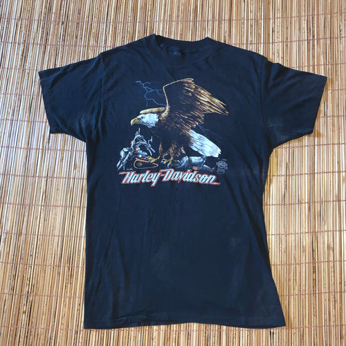 M(See Measurements) - Vintage 1985 Harley Davidson 3D Emblem Shirt