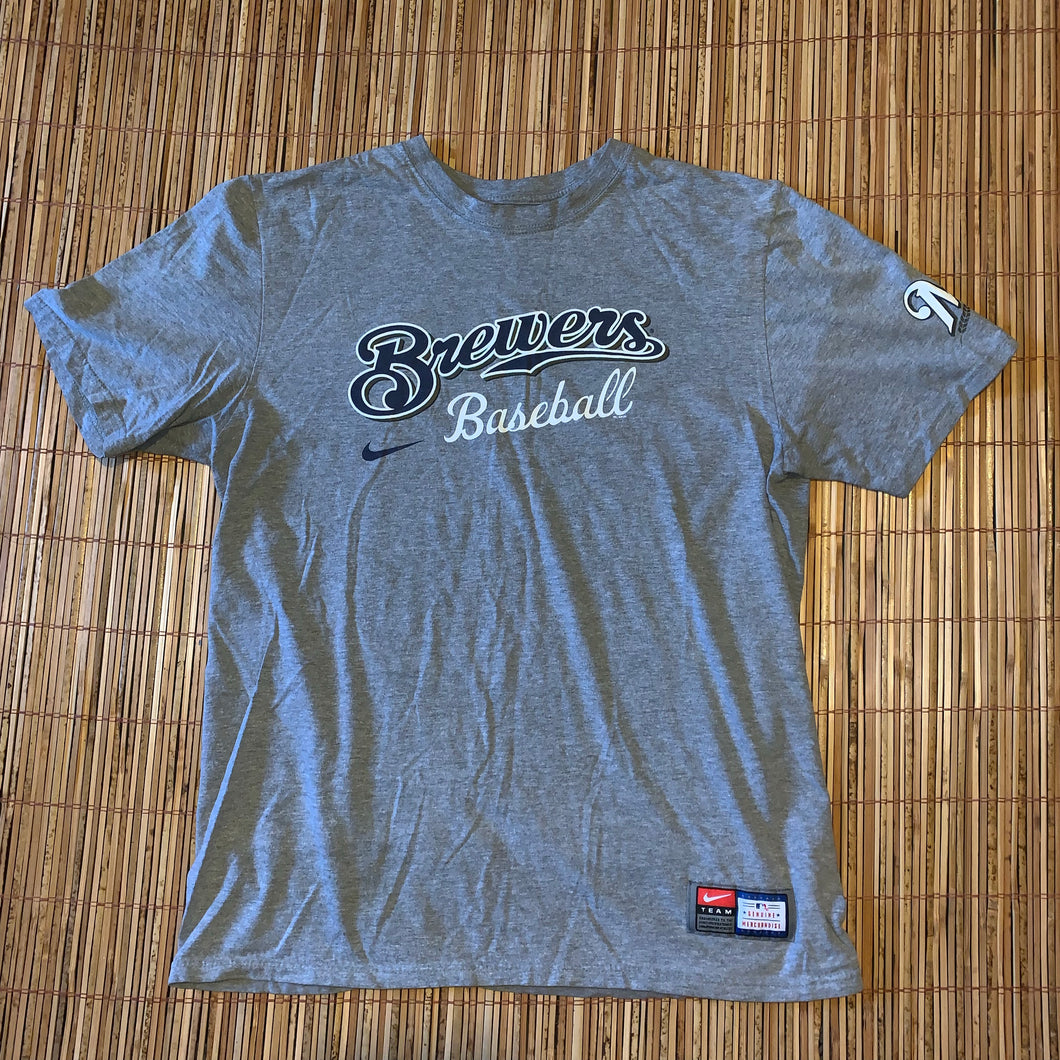 L - Milwaukee Brewers Baseball Nike Shirt