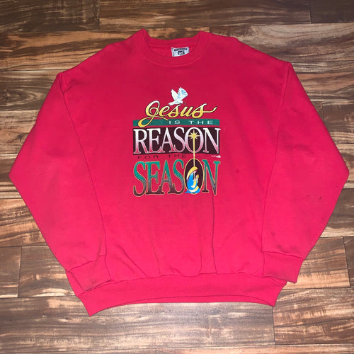 XL - Vintage 1997 Jesus Is The Reason Crewneck