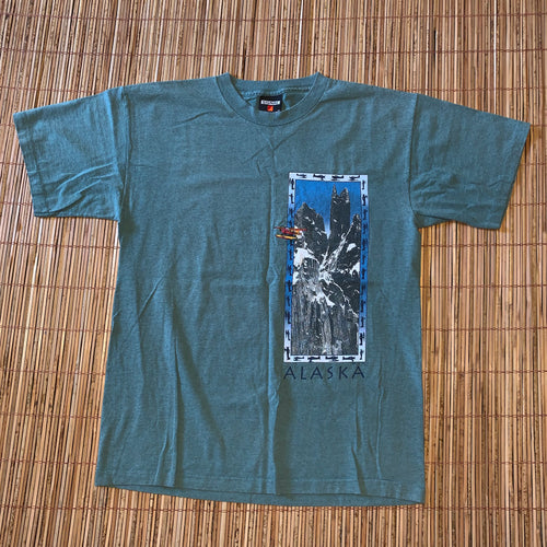 L - Vintage 90s Alaska Aviation Shirt