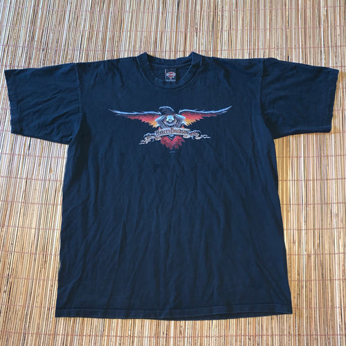 XXL - Vintage 1997 Harley Davidson Military Sales Shirt