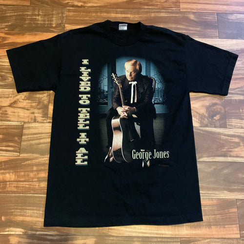 L - Vintage George Jones Country Tour Shirt
