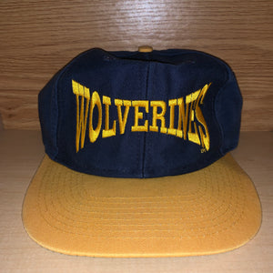 Vintage 90s Michigan Wolverines Hat