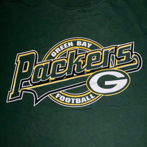 L - Vintage Green Bay Packers Football Logo 7 Shirt