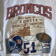 Load image into Gallery viewer, XL - Vintage 1991 Denver Broncos NFL Alumni Sweater