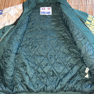 L/XL - Vintage Green Bay Packers Quilted Sharktooth Jacket