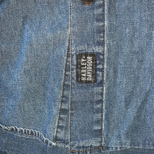 XL - Vintage Harley Davidson Denim Shirt