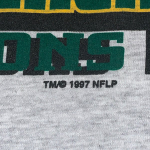 L(Fits XL-See Measurements) - Vintage 1997 Packers Super Bowl Shirt