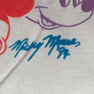 S(See Measurements) - Vintage 1994 Mickey Mouse Shirt