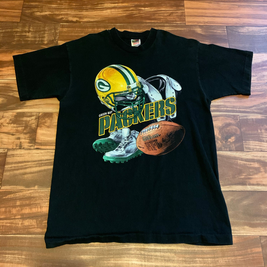 L - Vintage Green Bay Packers Football Graphic Shirt
