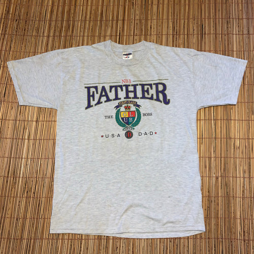 L - Vintage Number 1 Father Shirt