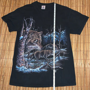 M(Fits L/XL) - Vintage 1995 Graphic Wolf Shirt