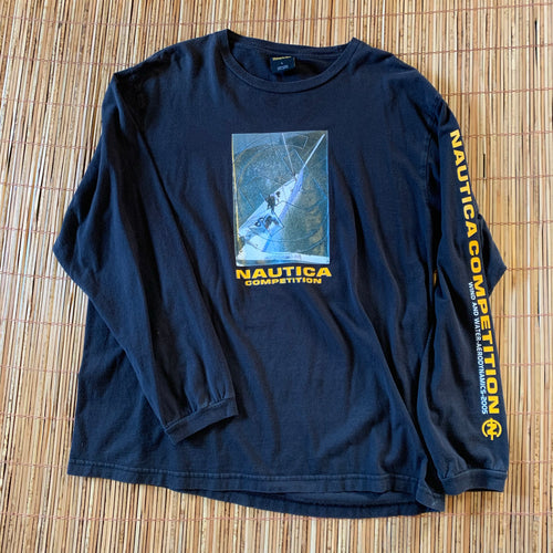 L - Nautica Competition Wind And Water Shirt