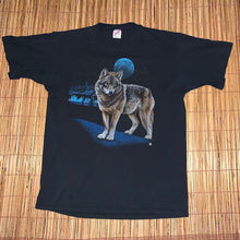 Load image into Gallery viewer, XL - Vintage 1987 Graphic Wolf Moon Shirt