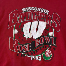 Load image into Gallery viewer, XL - Vintage 1994 Badgers Rose Bowl Sweater