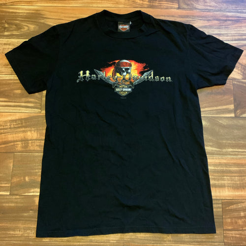 M - Harley Davidson U.S. Virgin Islands Pirate Shirt