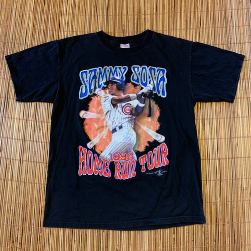 L - Vintage 1998 Sammy Sosa Home Run Shirt