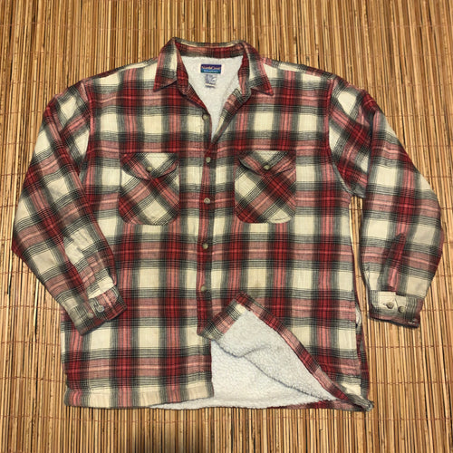 L/XL - NorthCrest Sherpa Lined Flannel Shirt
