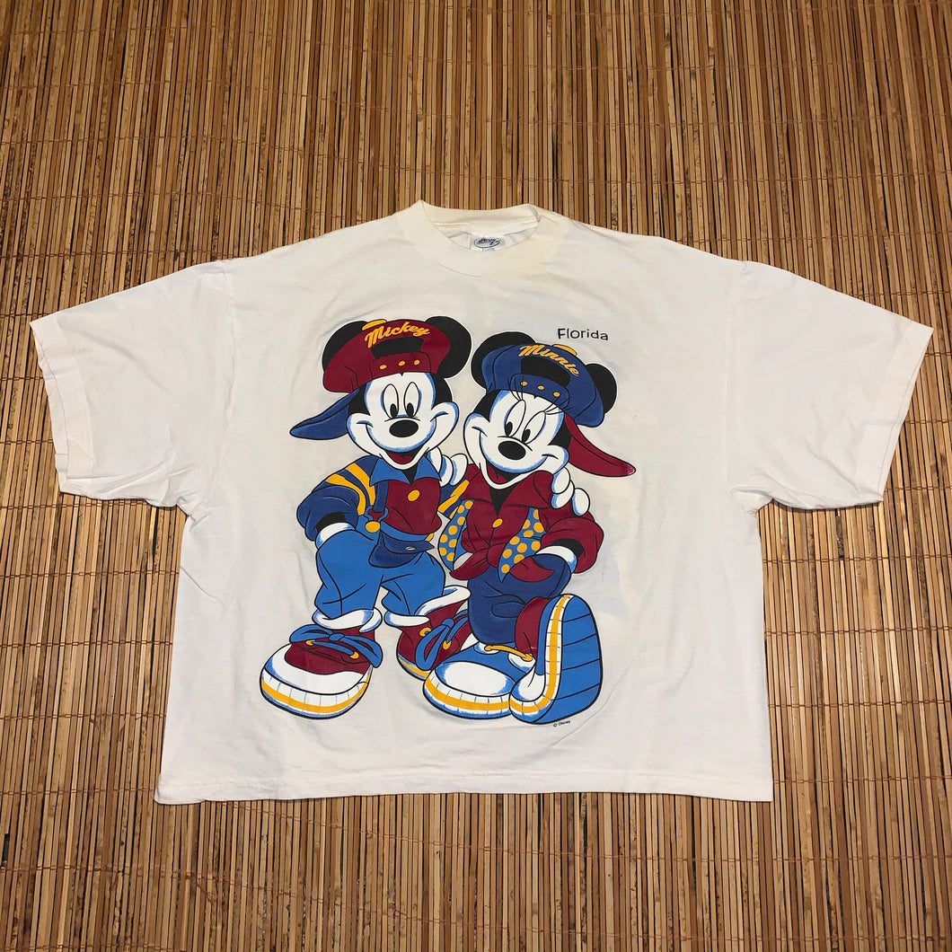 Boxy(See Measurements) - Mickey Mouse Double Sided Florida Shirt