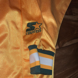 XL - Vintage Green Bay Packers Satin Gold Starter Sweatshirt