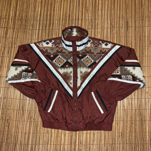 M - Vintage Retro Style Native Print Jacket