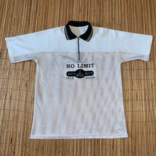 XL/XXL - Vintage No Limit Bout It Master P Mesh Polo