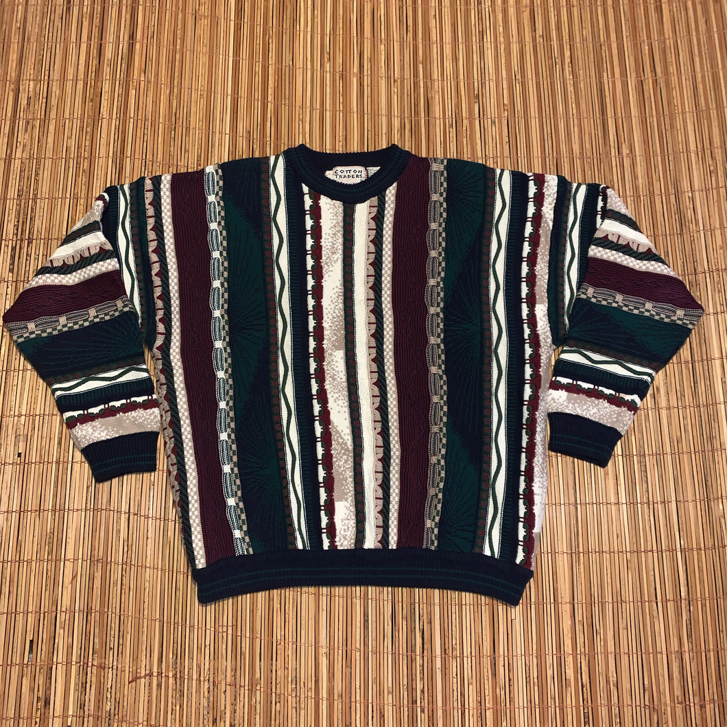 L - Vintage Cotton Traders Coogi Like Sweater