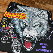 Load image into Gallery viewer, L/XL - Vintage 1996 Lone Wolf Daytona Bike Week Shirt