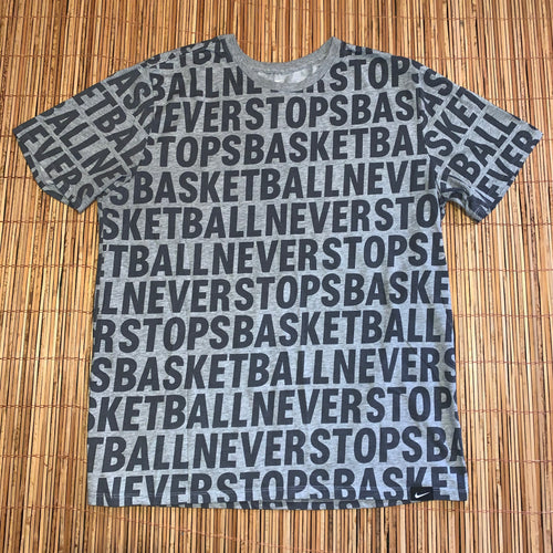 L/XL - Nike Basketball Never Stop Shirt