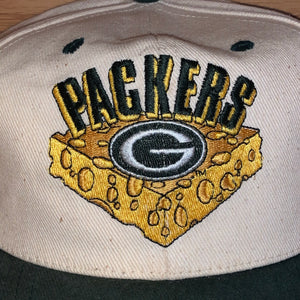 Vintage Green Bay Packers Cheesehead Snapback