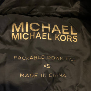 Women’s XS - Michael Kors Packable Down Fill Jacket