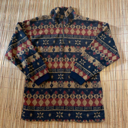 XXL(See Measurements) - Vintage Multi-Pattern Sweater