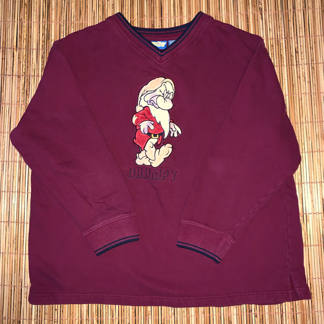 L - Vintage Disney Grumpy Sweater
