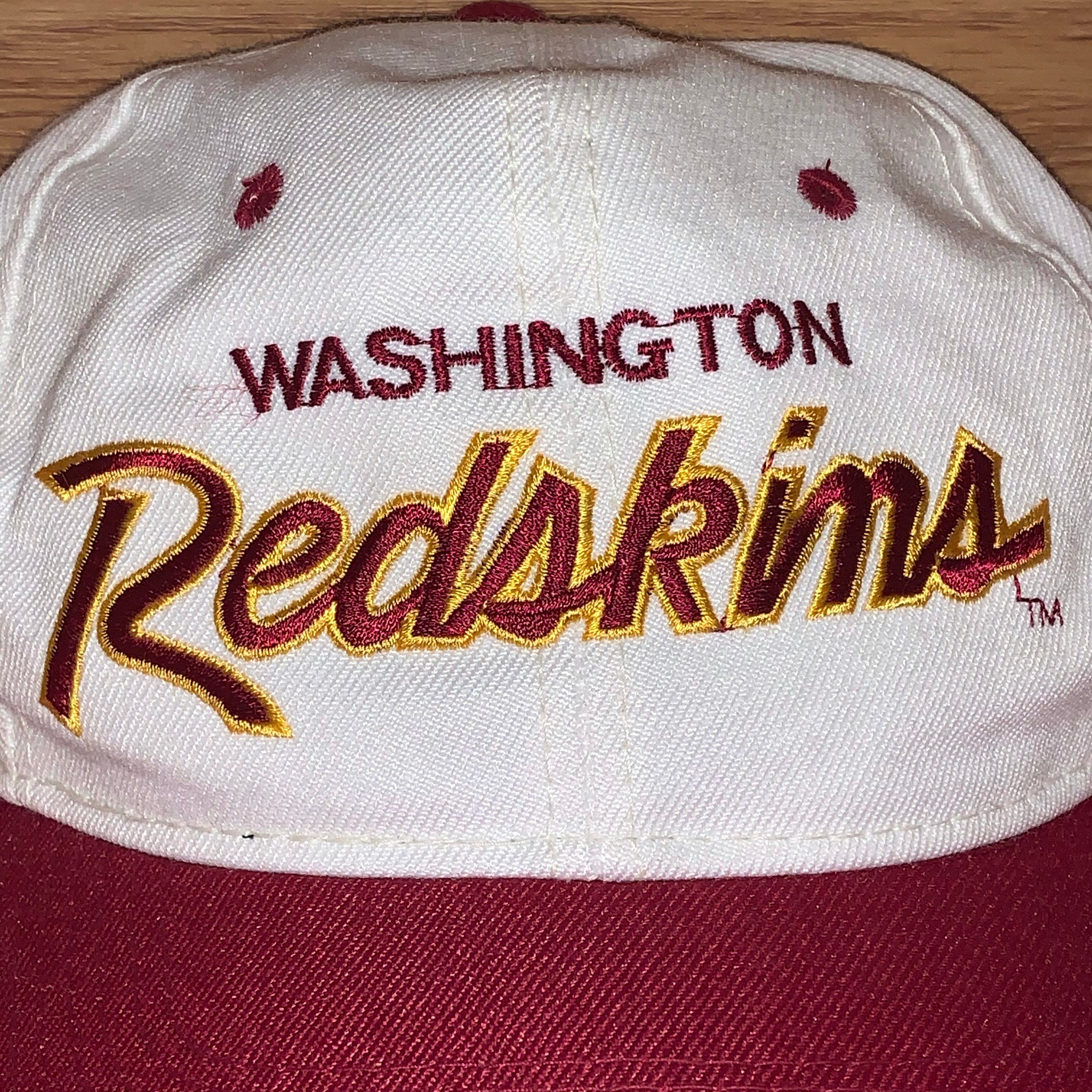 6 7/8 - Vintage Washington Redskins Sports Specialties Script Fitted H –  Twisted Thrift