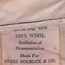 Load image into Gallery viewer, Size 38 - Vintage 1940s 100% Wool Hunting Pants