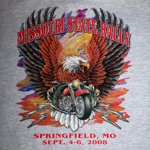 M - Missouri State Biker Rally 2008 Eagle Shirt