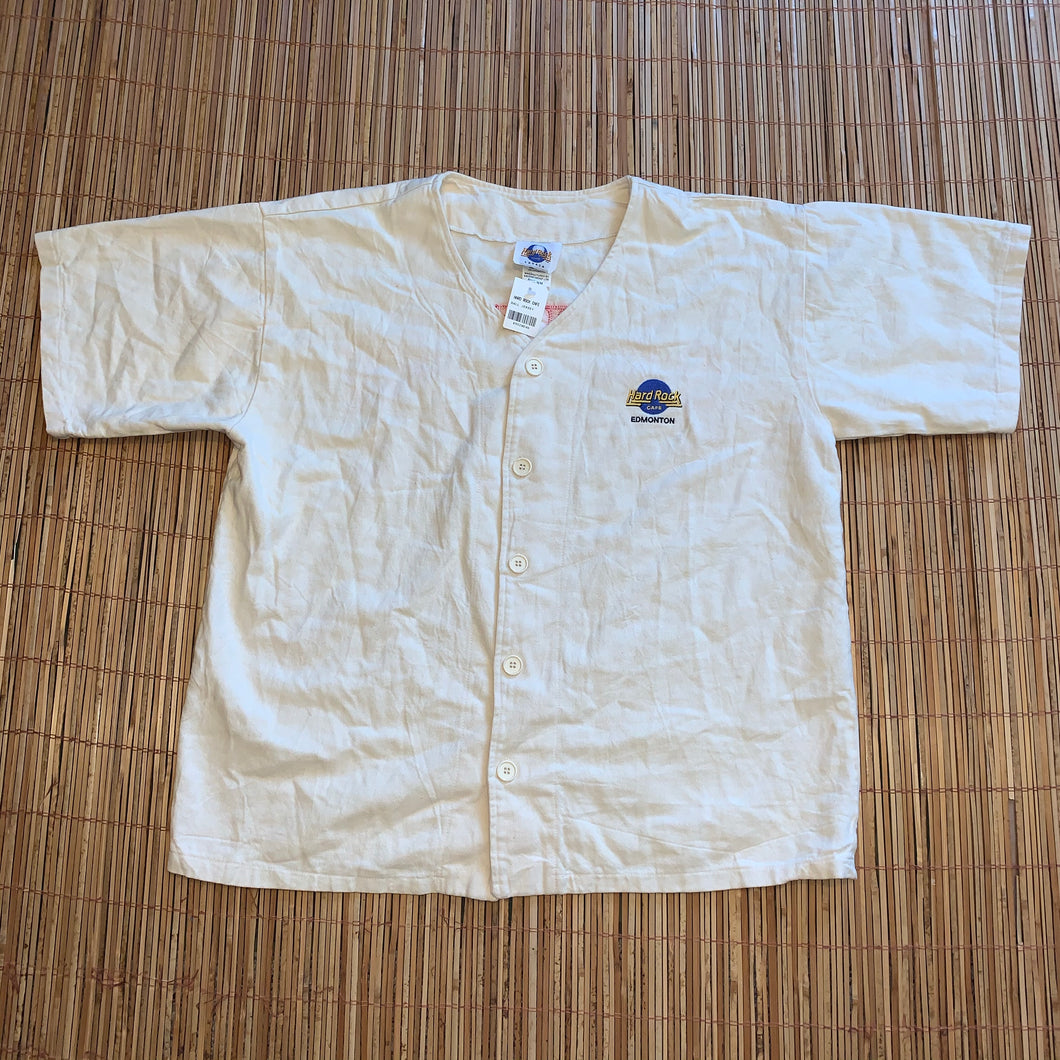 XL/2X - Hard Rock Cafe Canada Button Up Jersey Shirt