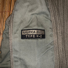 Load image into Gallery viewer, M - Nautica Jeans Heavy Duty Olive 1/4 Zip Sweater